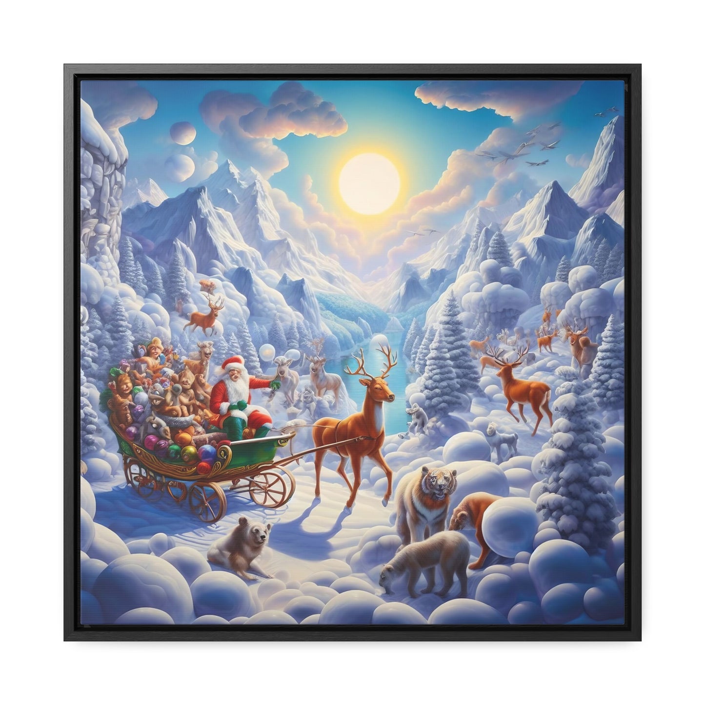 Framed Gallery Canvas Wrap - Winter 123