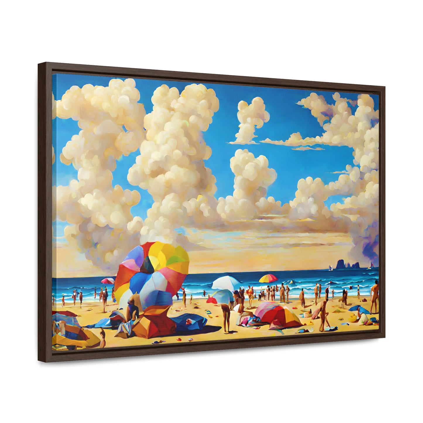 Framed Canvas Gallery Wrap - Beach 2003