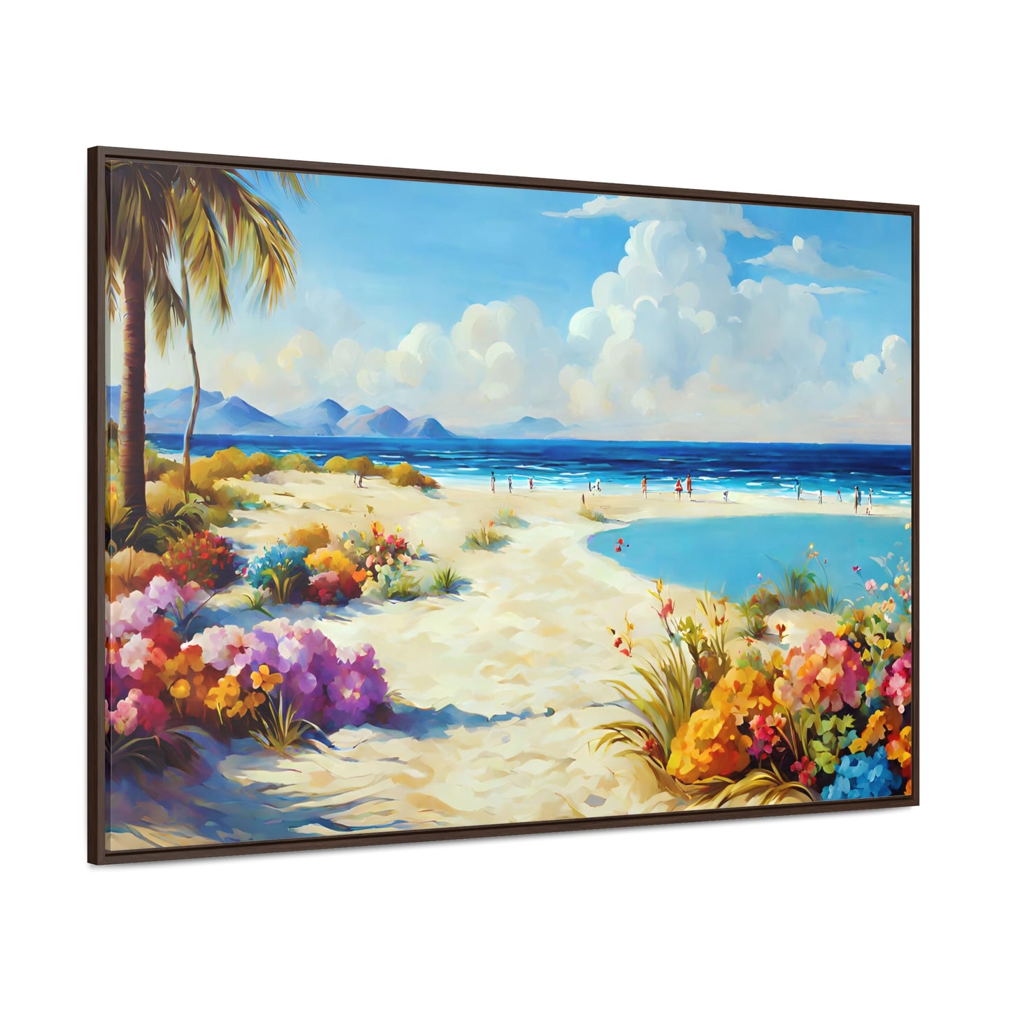 Framed Canvas Gallery Wrap - Beach 2013