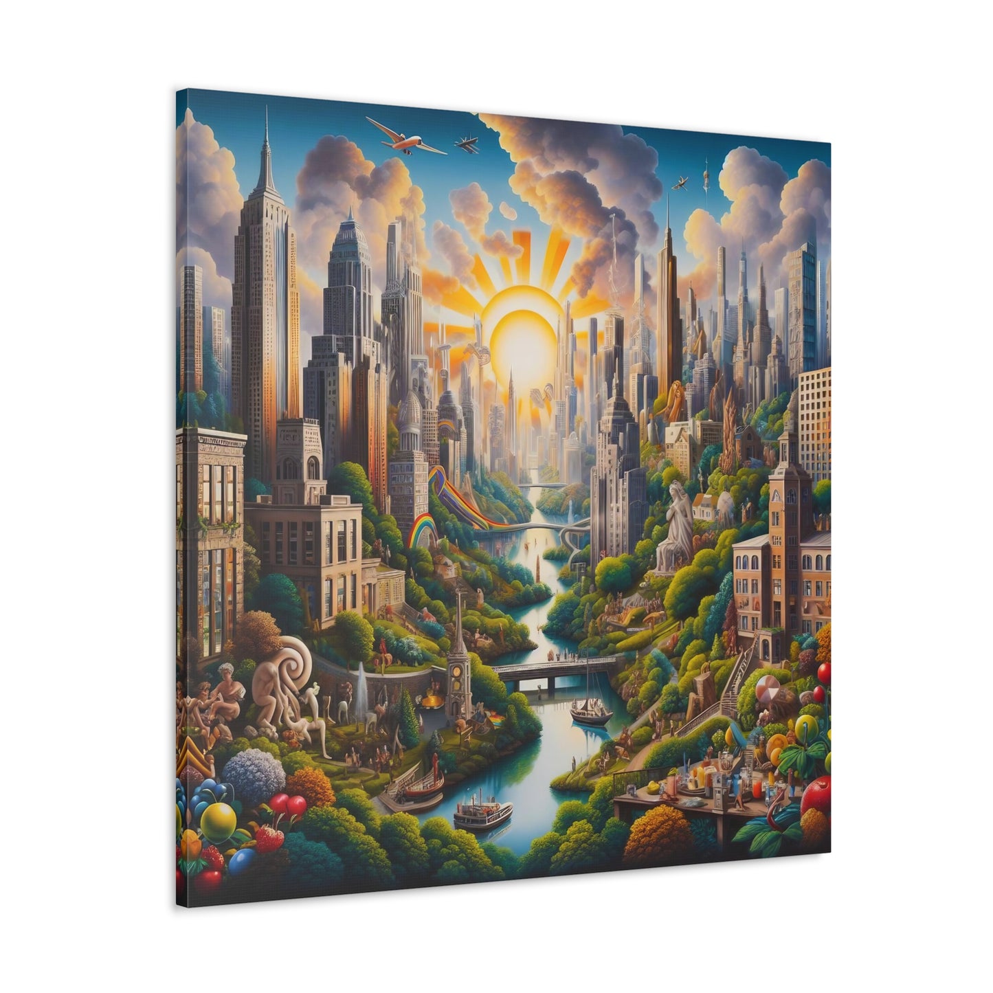 Canvas Gallery Wrap - City 3