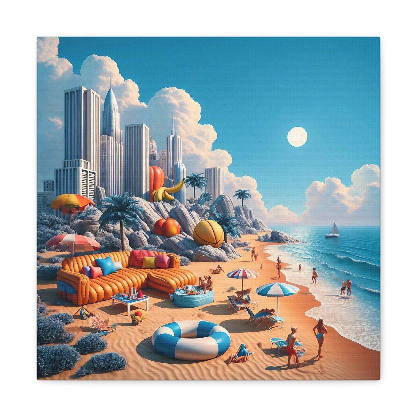 Canvas Gallery Wrap - Beach 19