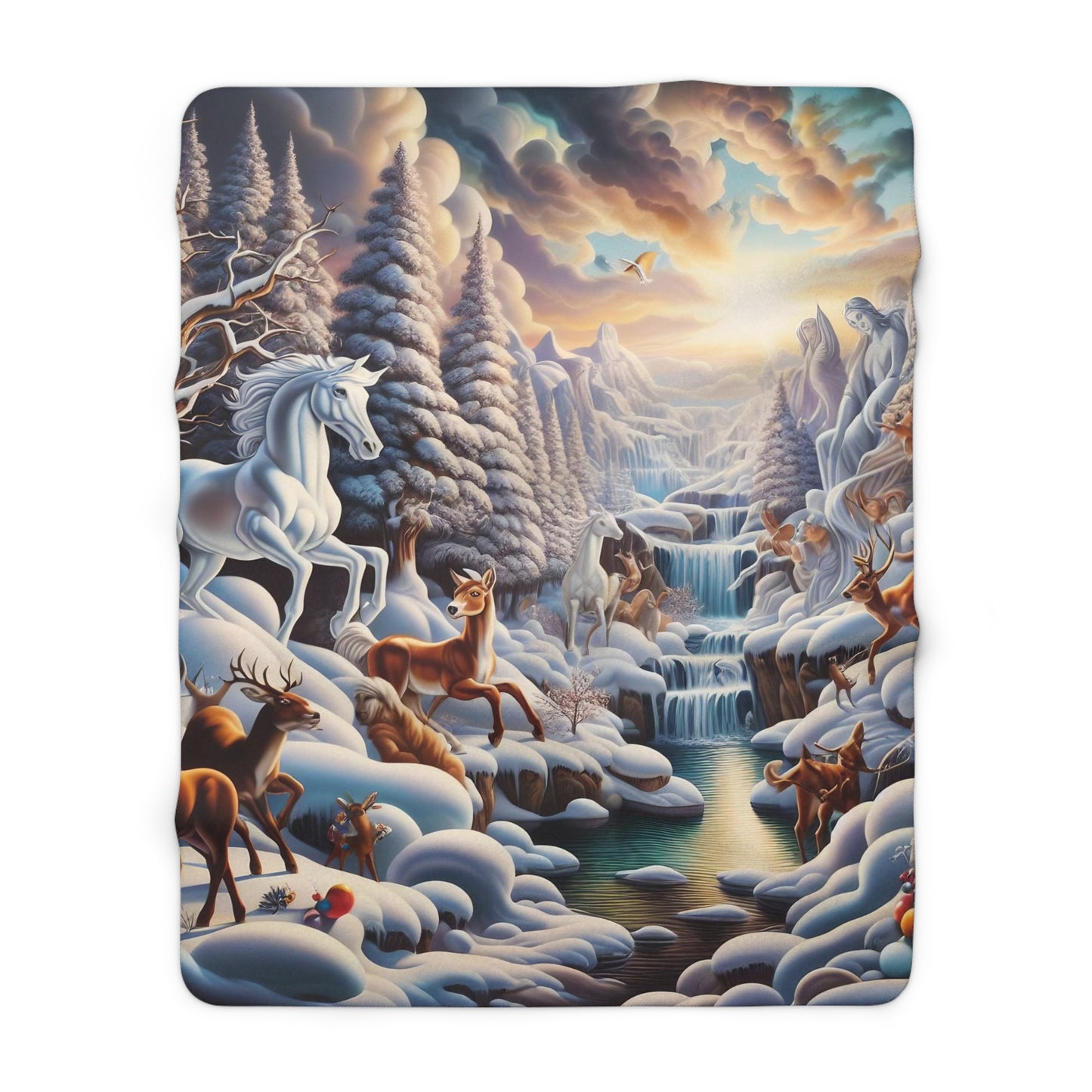 Sherpa Fleece Blanket - Winter 116