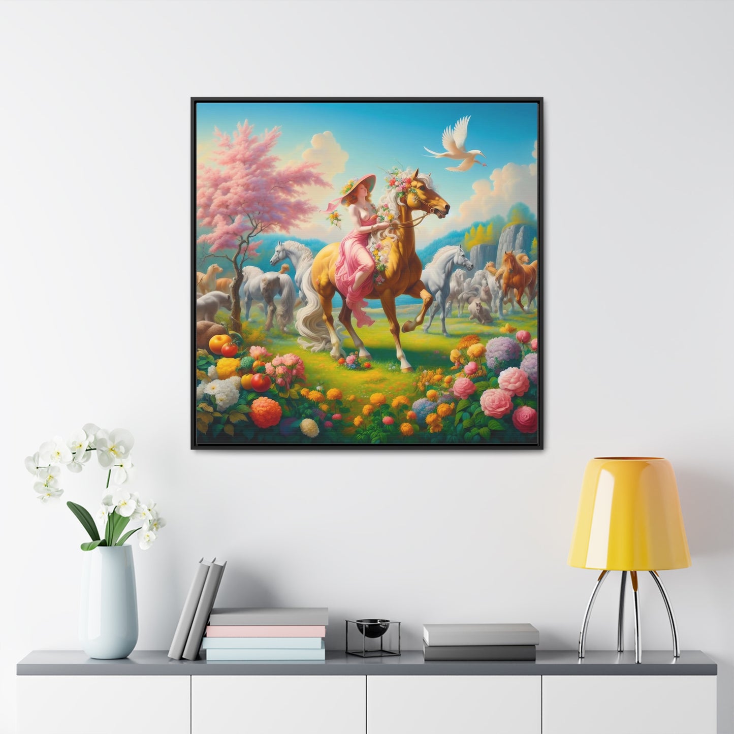 Framed Gallery Canvas Wrap - Spring 41