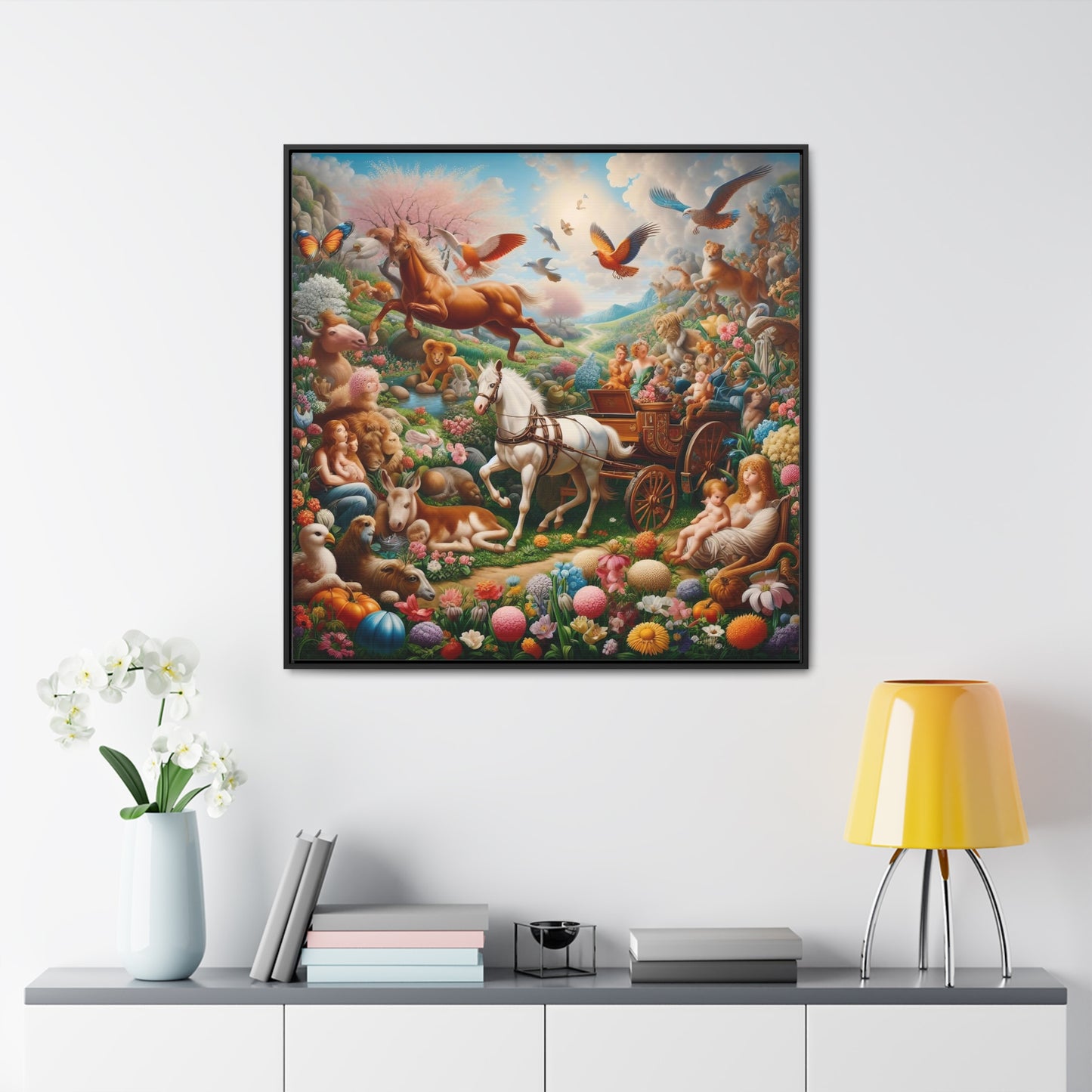 Framed Gallery Canvas Wrap - Spring 10