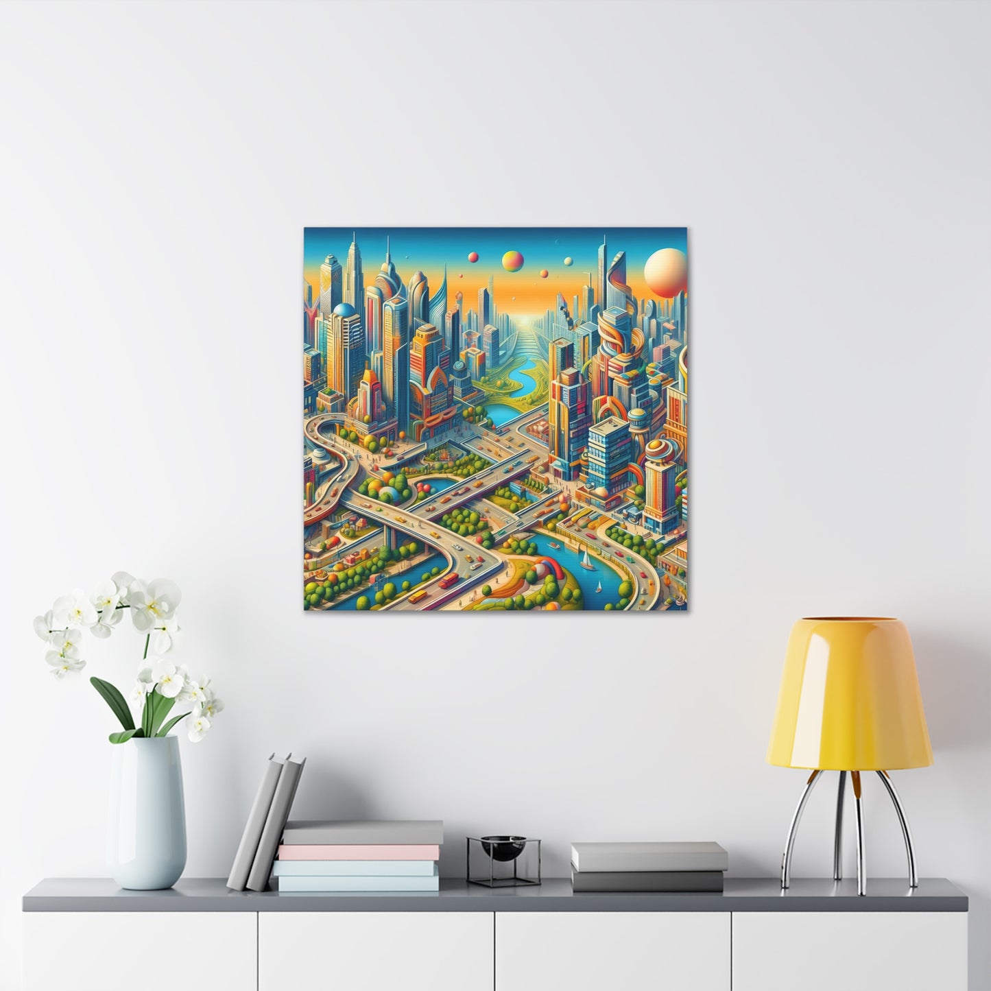 Canvas Gallery Wrap - City 9