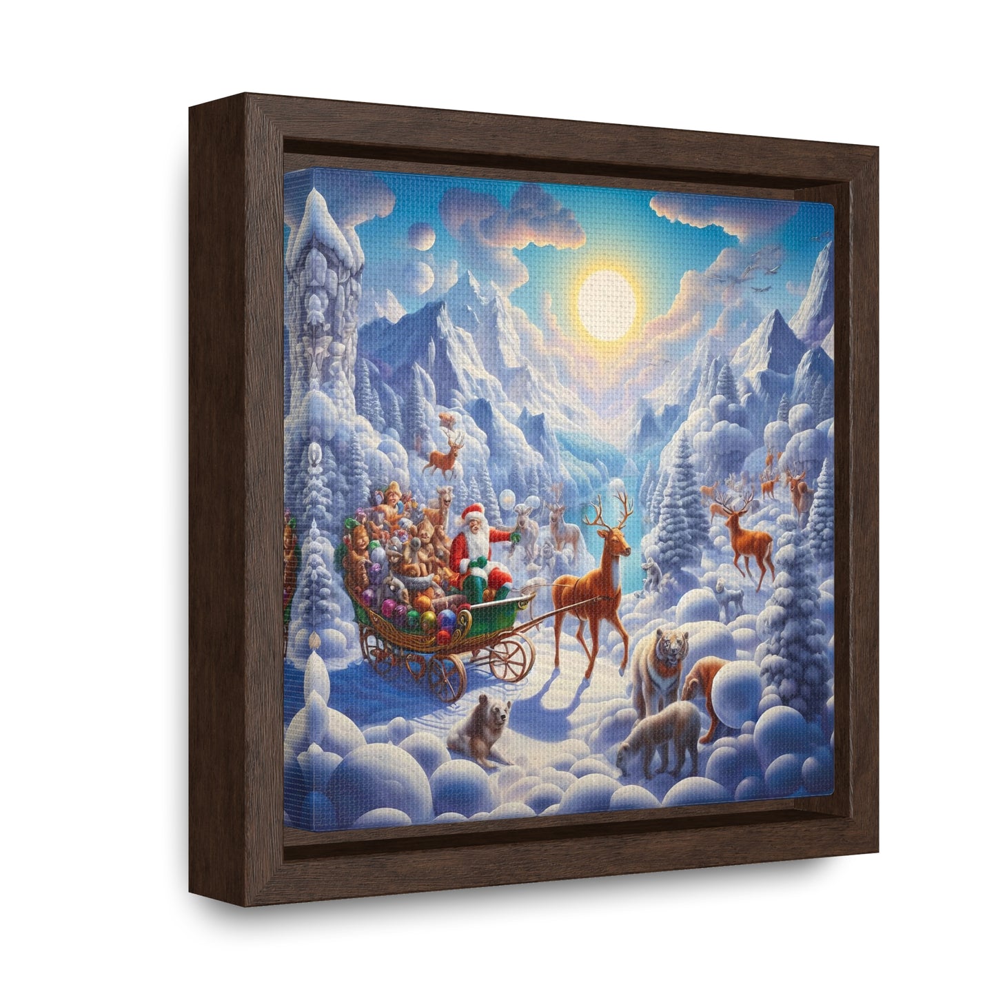 Framed Gallery Canvas Wrap - Winter 123