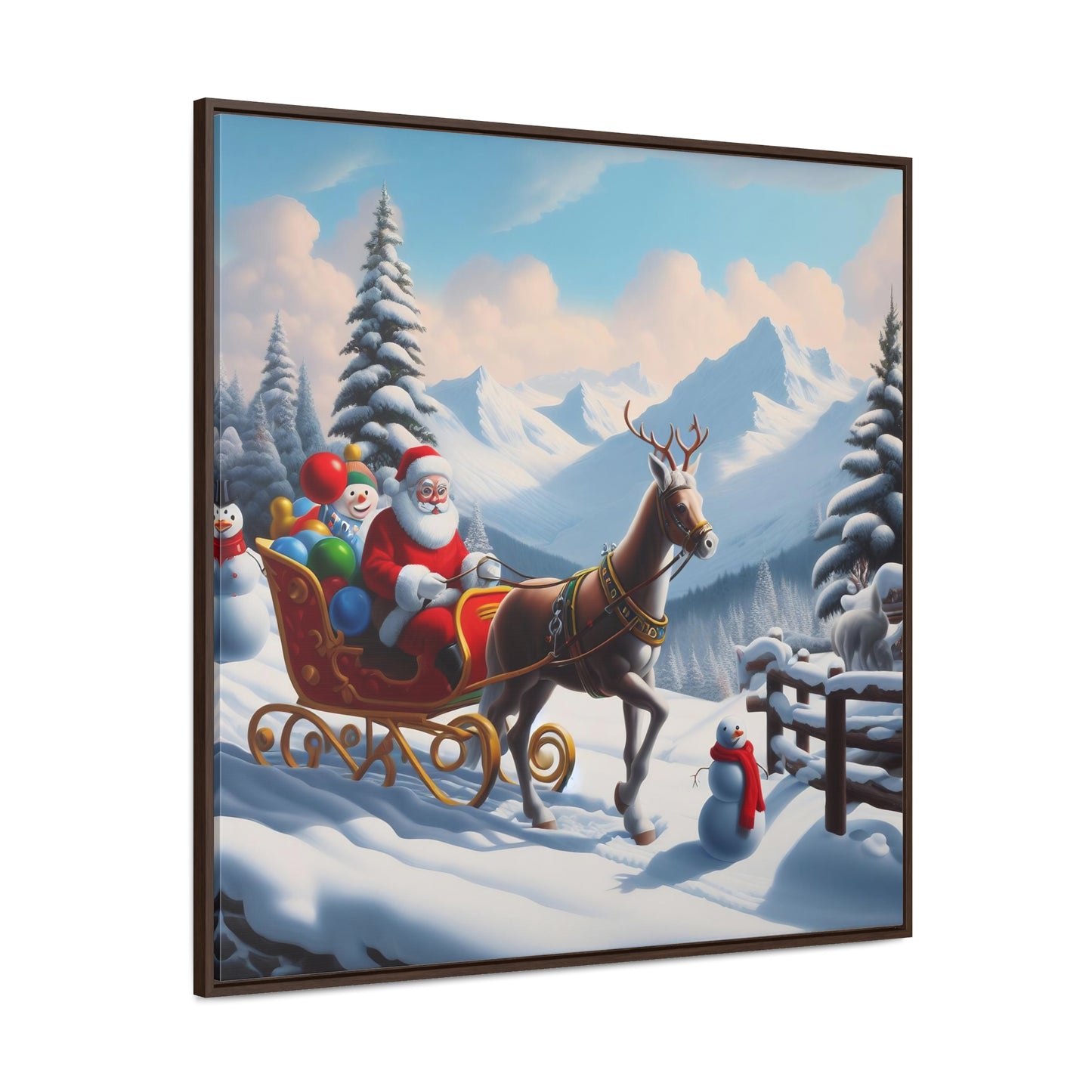 Framed Gallery Canvas Wrap - Winter 125