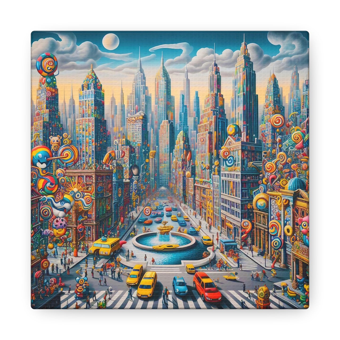 Canvas Gallery Wrap - City 4