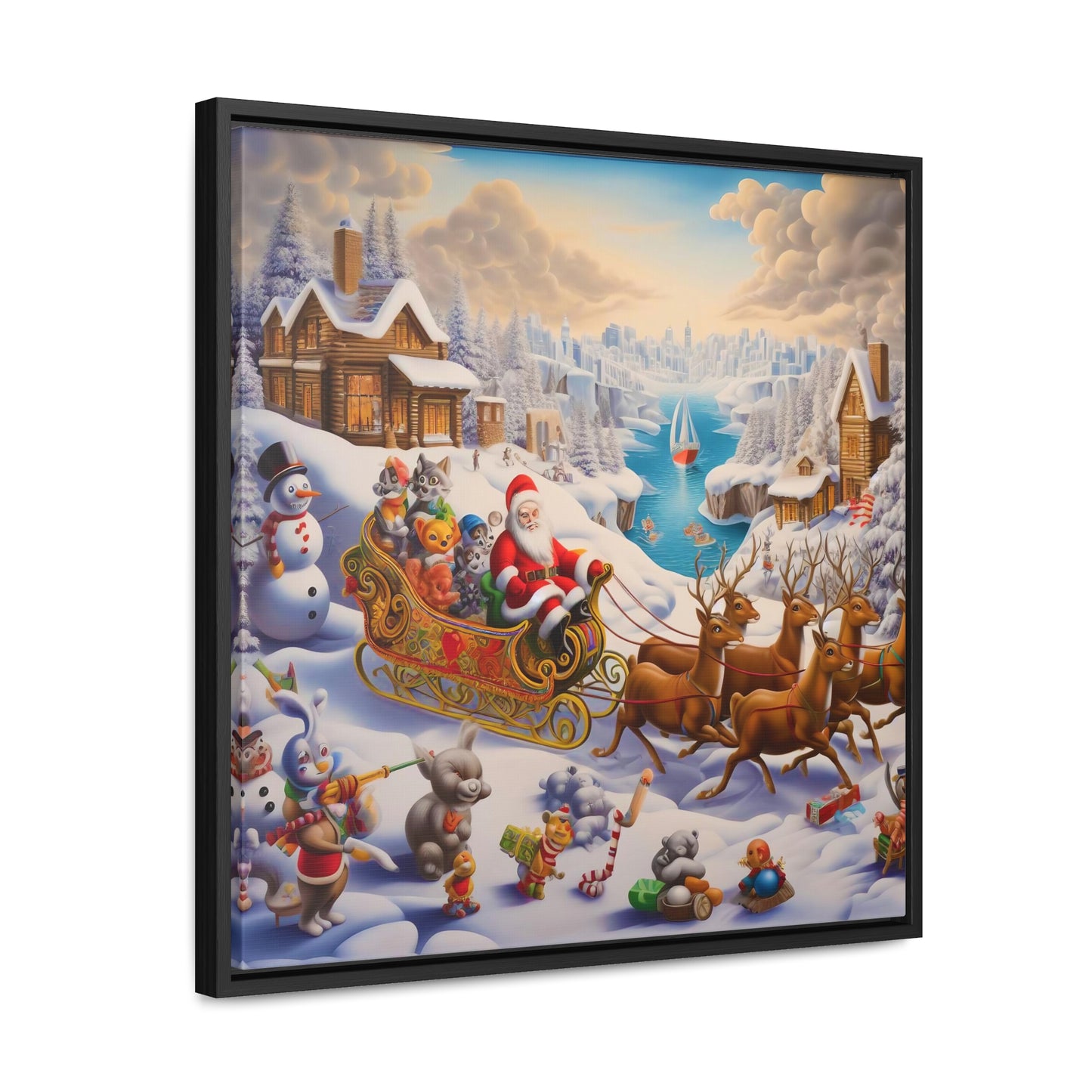 Framed Gallery Canvas Wrap - Winter 112