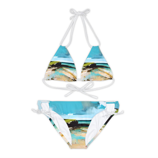 Strappy Bikini Set - Beach 7001