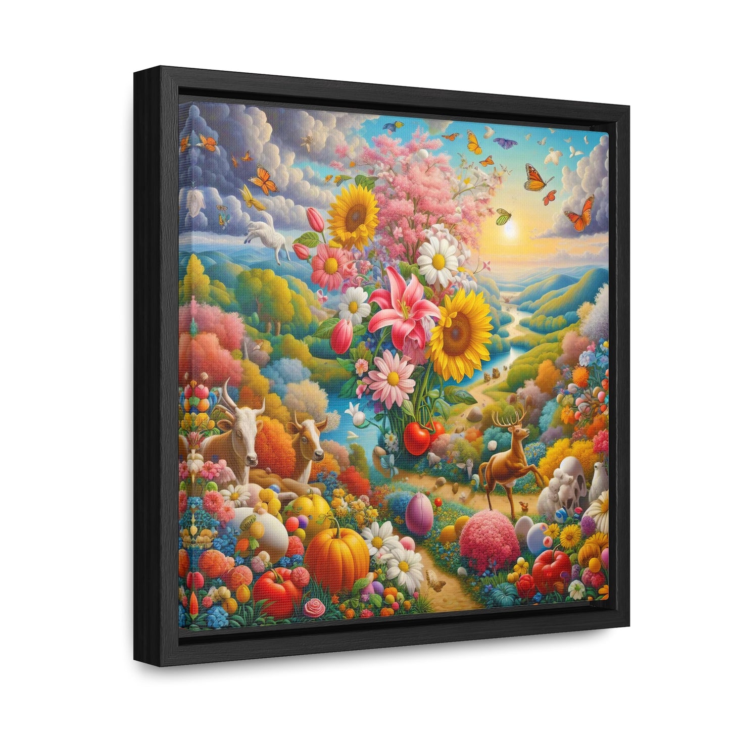 Framed Gallery Canvas Wrap - Spring 40