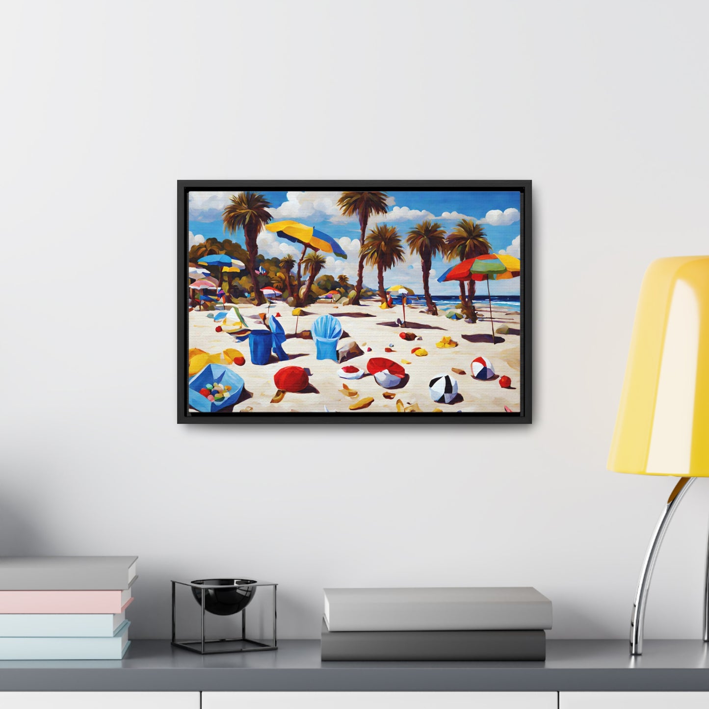 Framed Canvas Gallery Wrap - Beach 2020