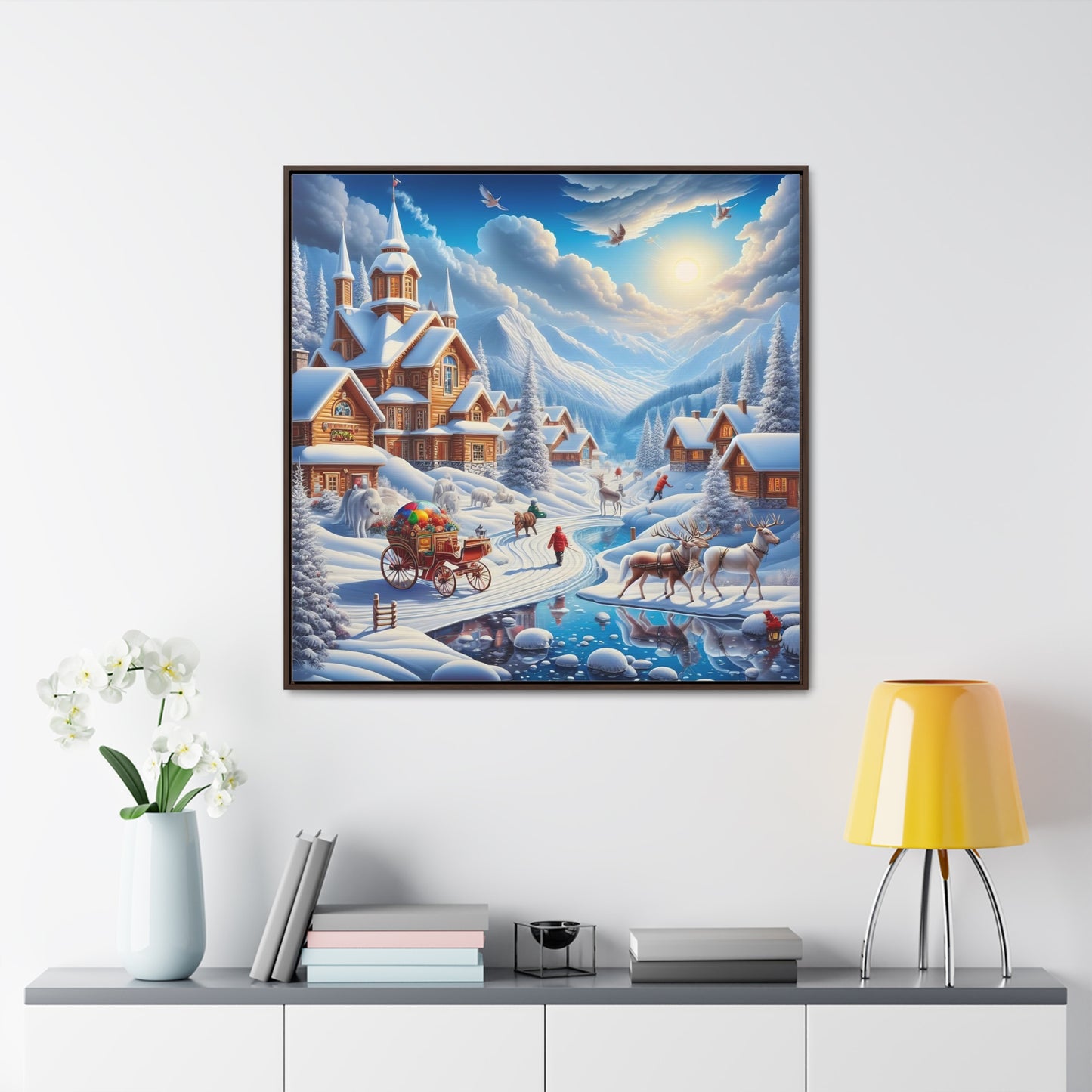 Framed Gallery Canvas Wrap - Winter 115