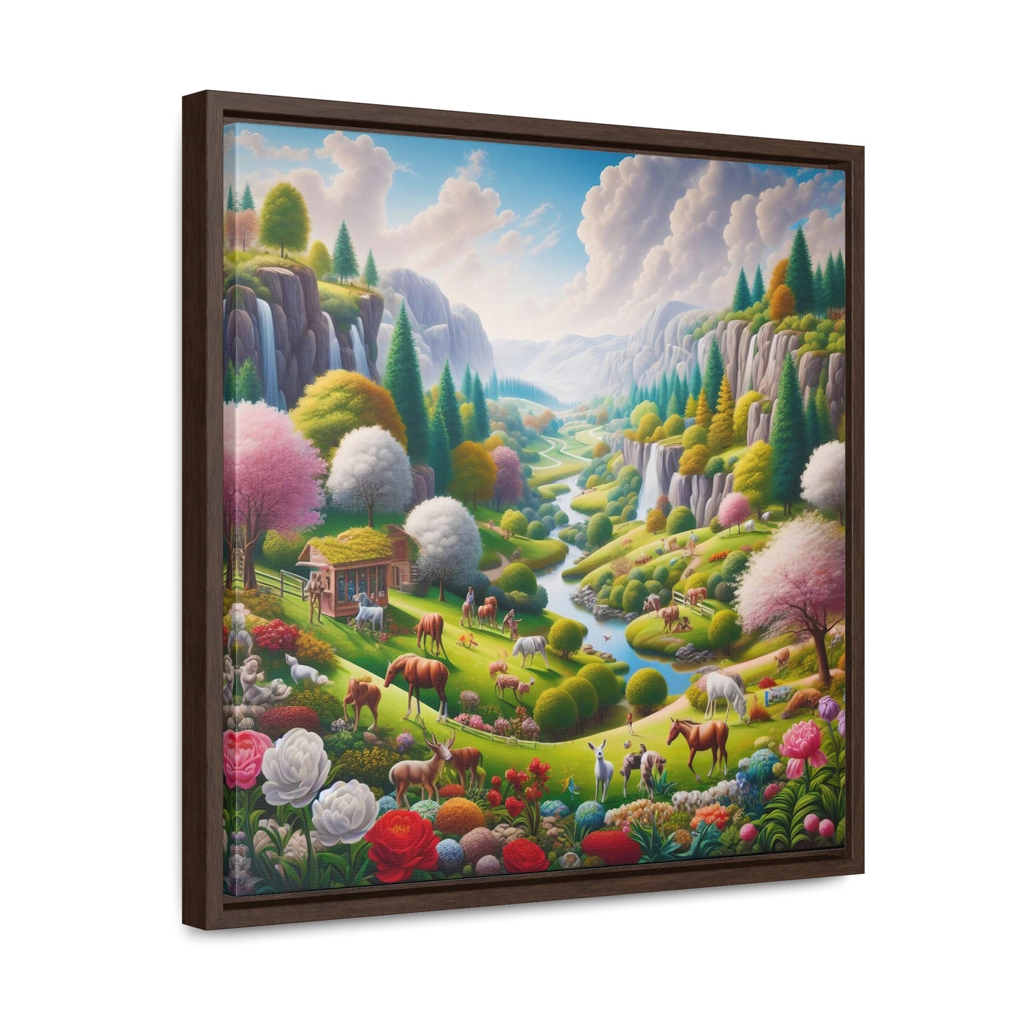 Framed Gallery Canvas Wrap - Spring 48