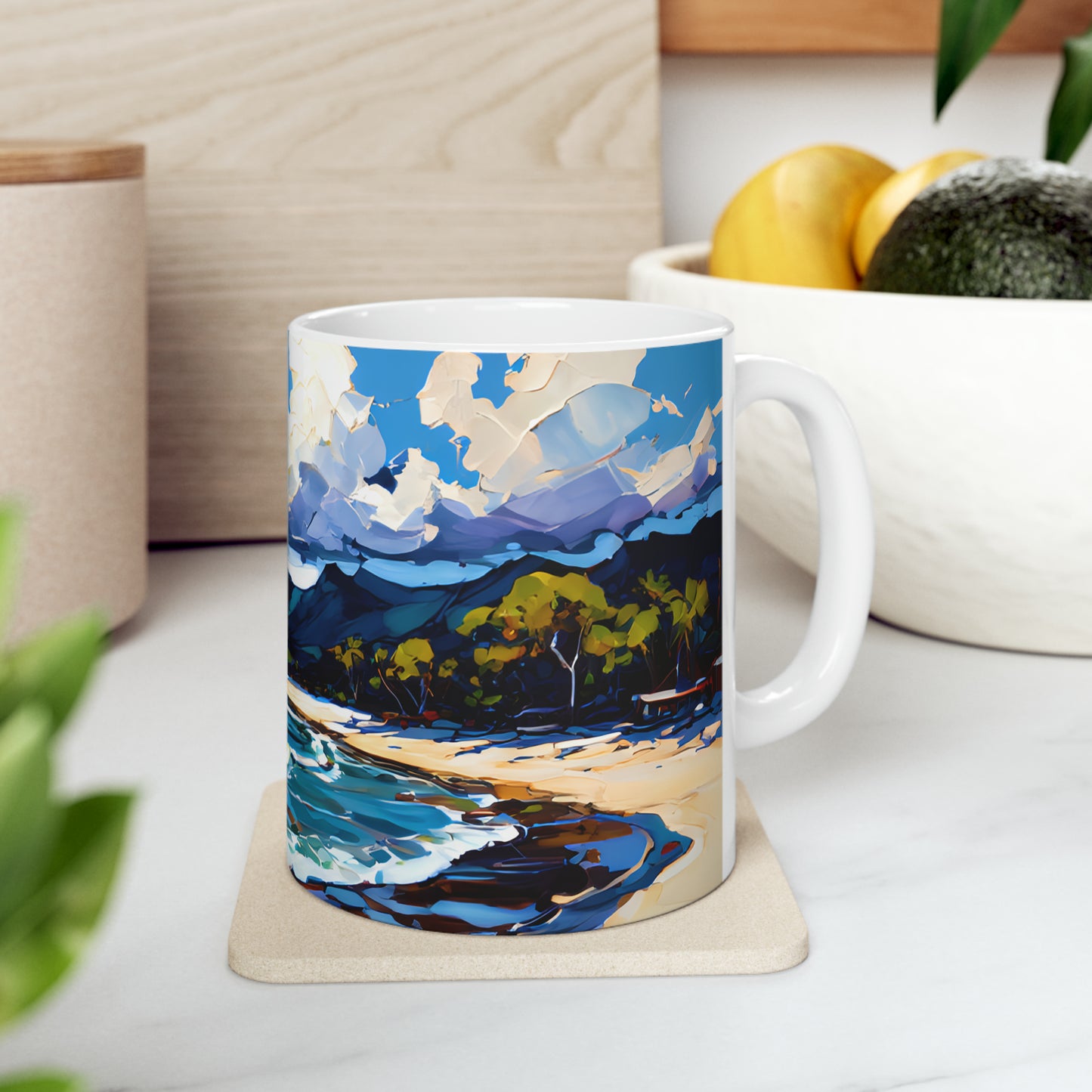 Ceramic Mug 11oz - Beach 11002