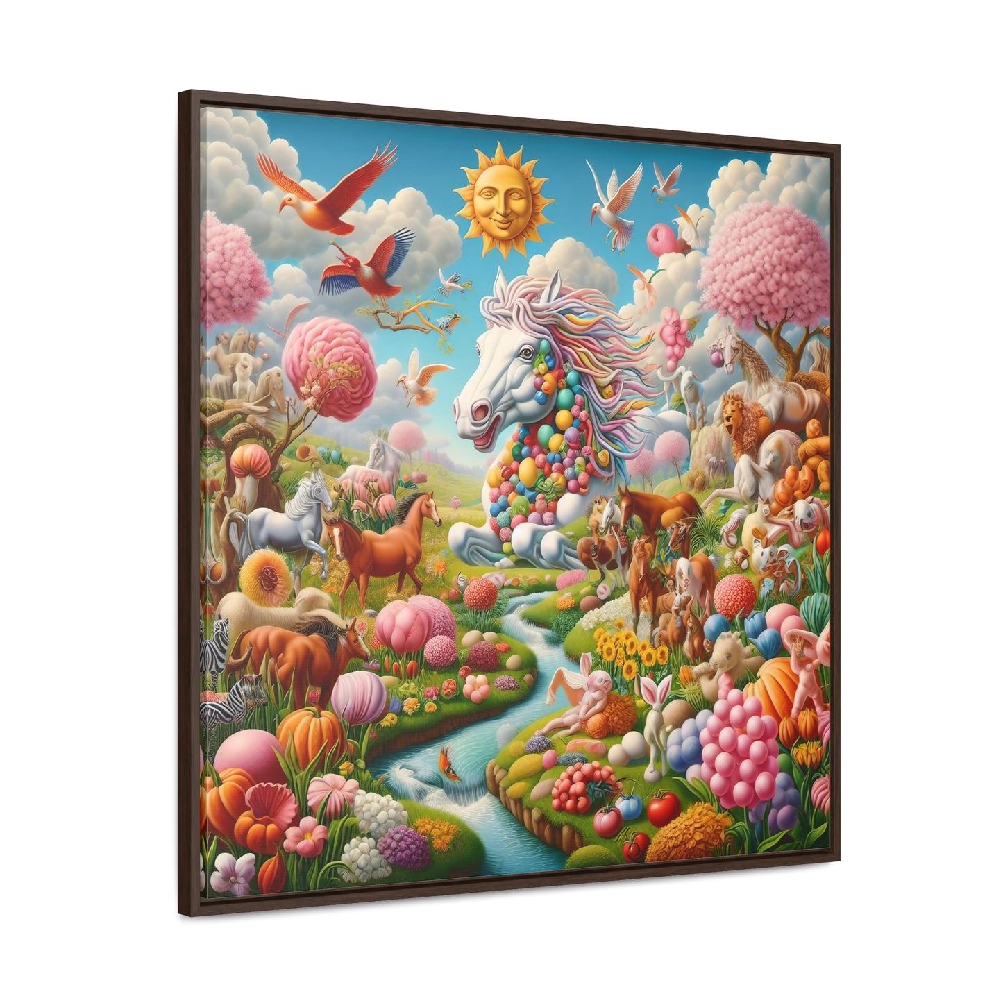 Framed Gallery Canvas Wrap - Spring 138