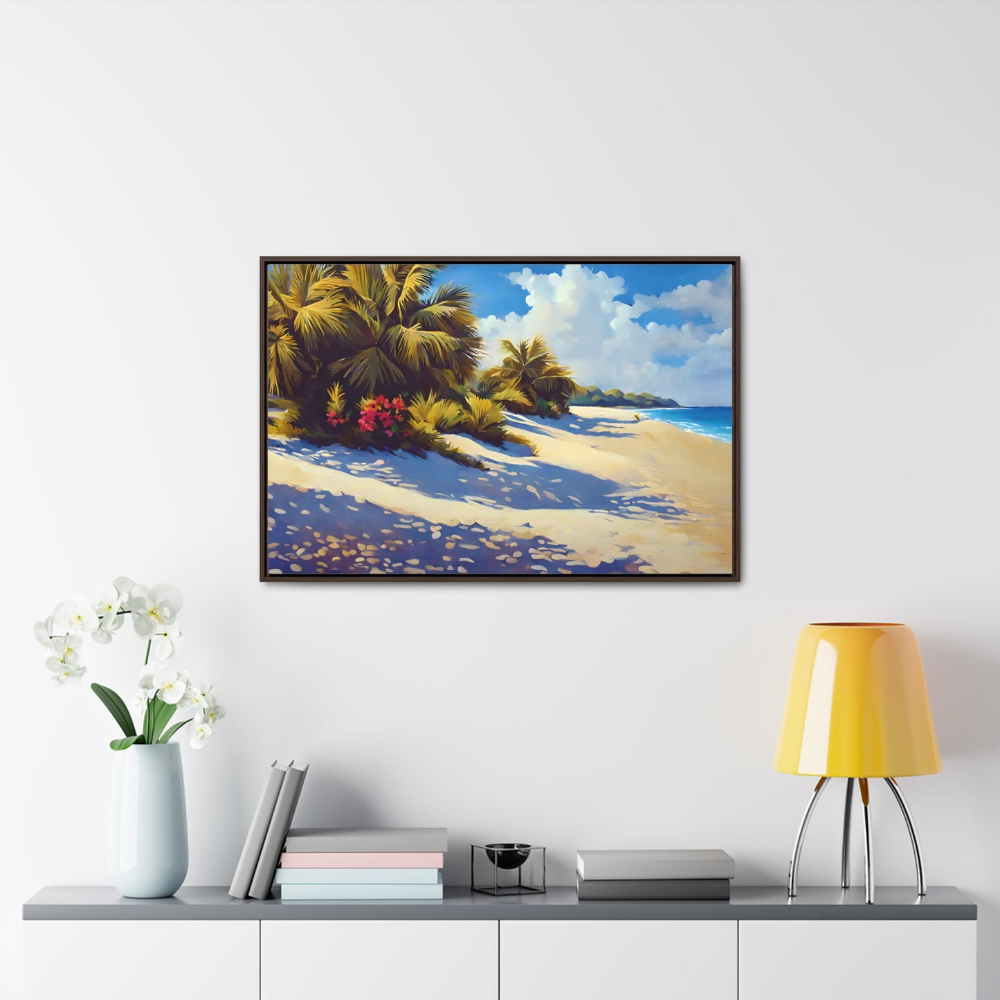 Framed Canvas Gallery Wrap - Beach 2012