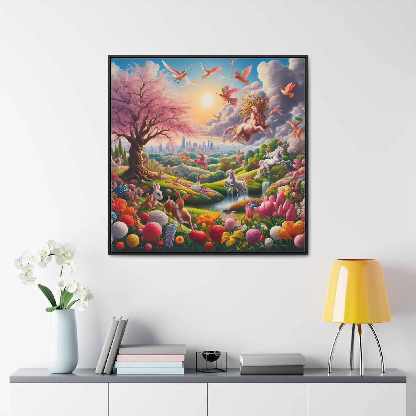 Framed Gallery Canvas Wrap - Spring 110