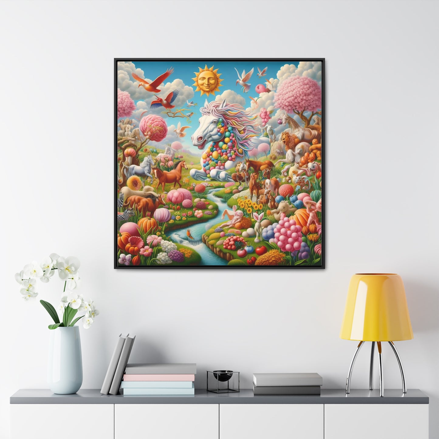Framed Gallery Canvas Wrap - Spring 138