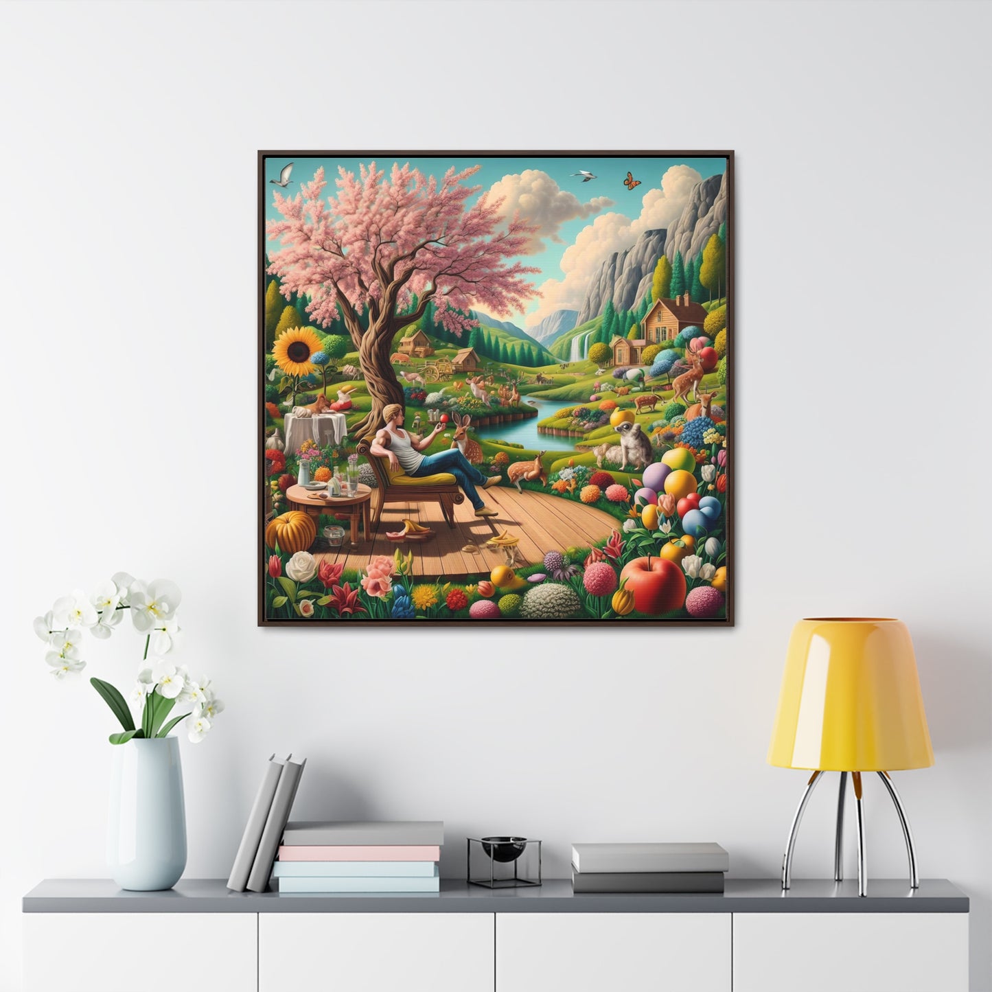 Framed Gallery Canvas Wrap - Spring 13