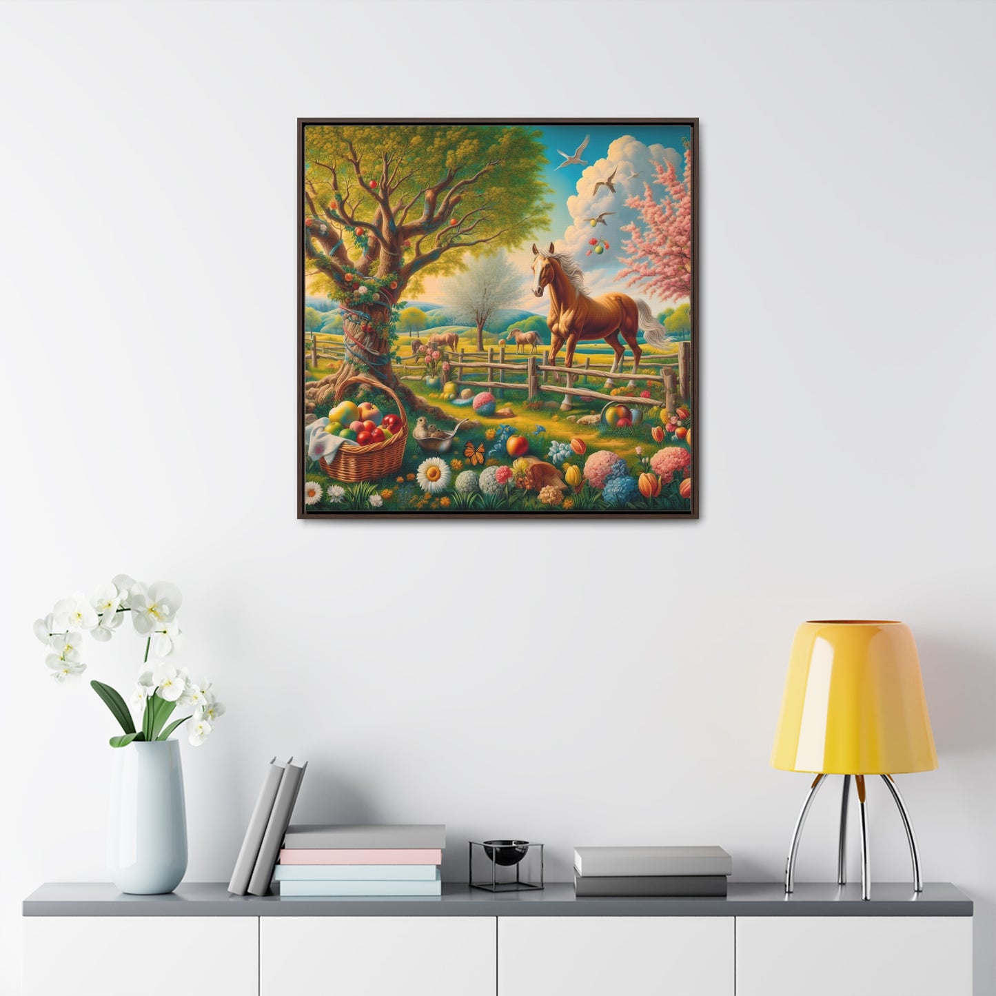 Framed Gallery Canvas Wrap - Spring 50