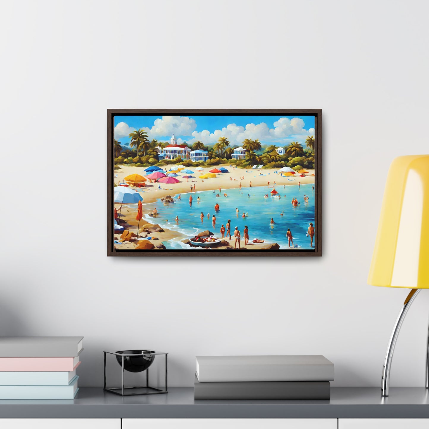 Framed Canvas Gallery Wrap - Beach 2011