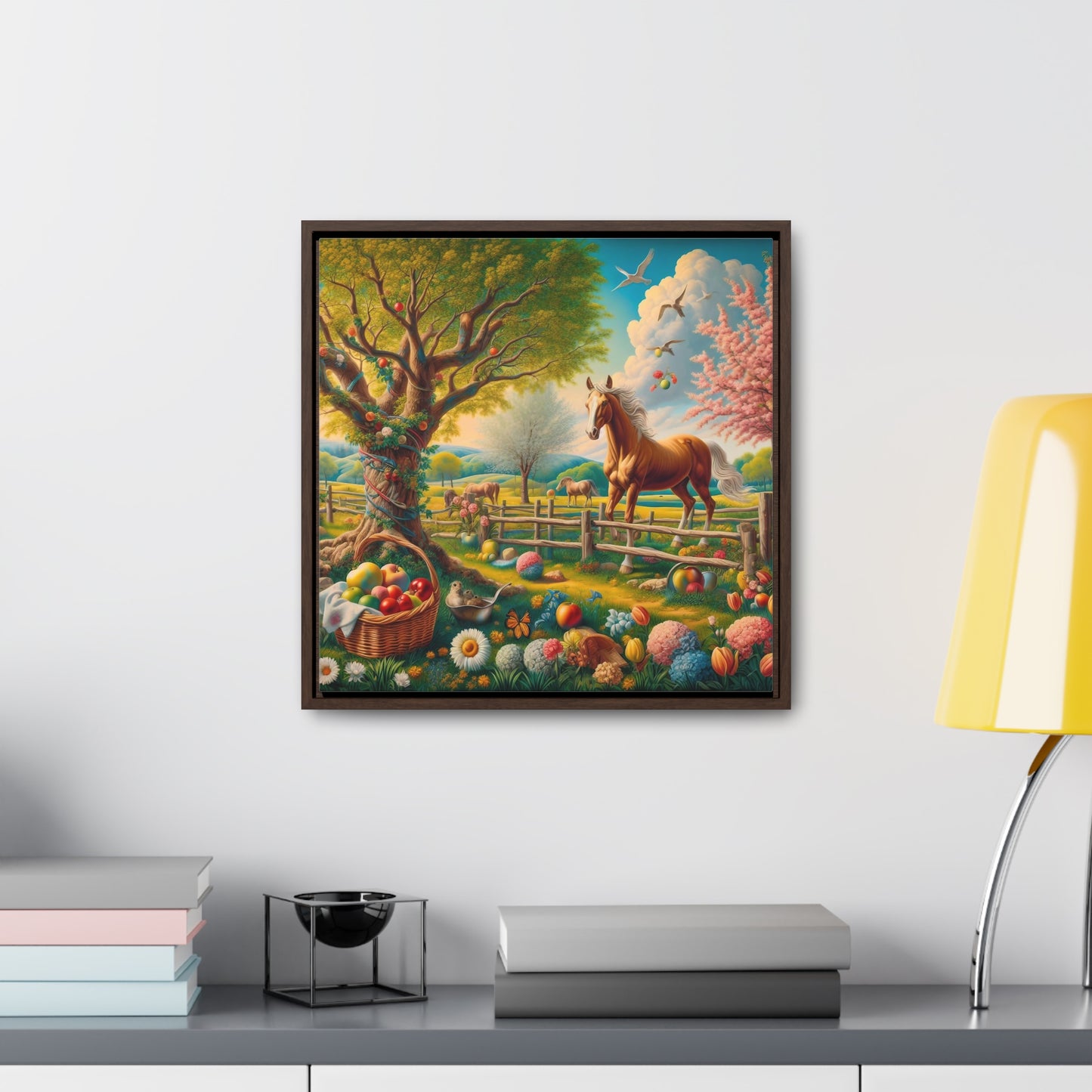 Framed Gallery Canvas Wrap - Spring 50