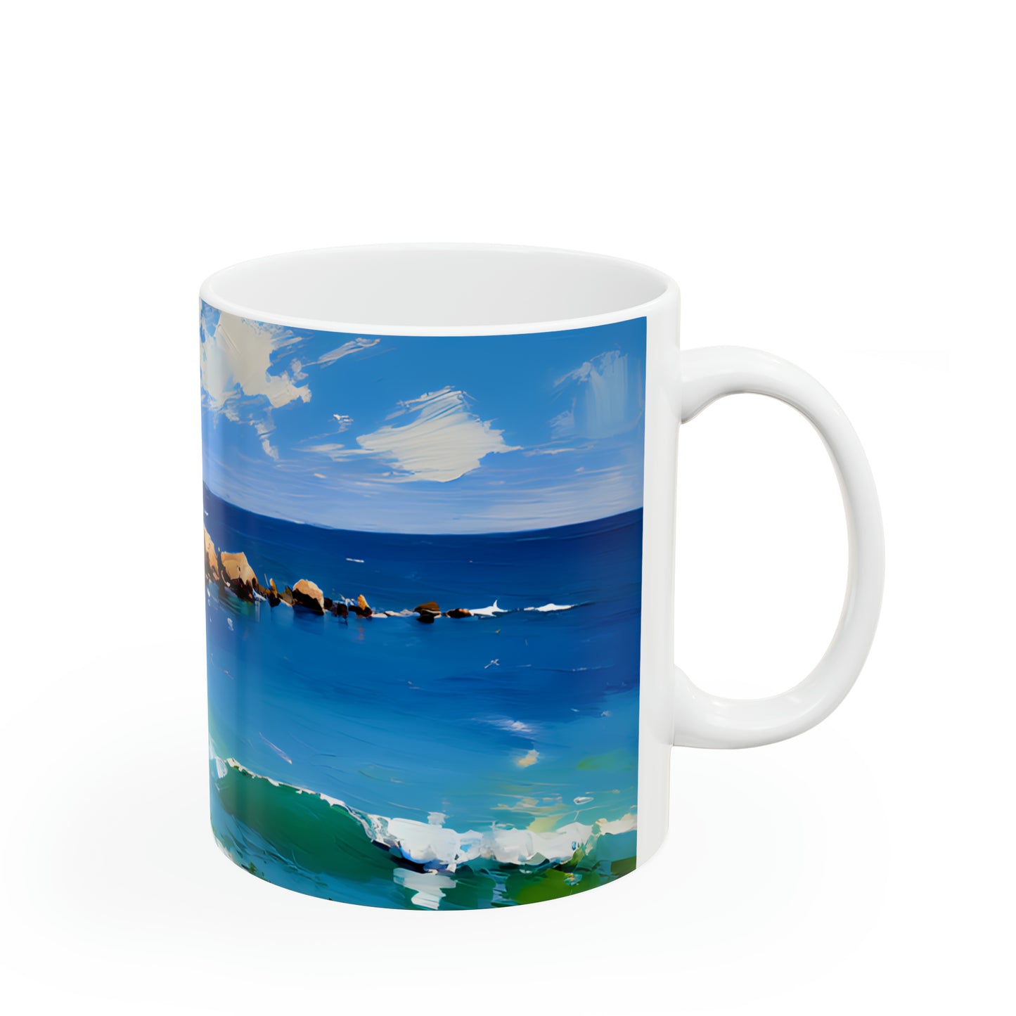 Ceramic Mug 11oz - Beach 9001