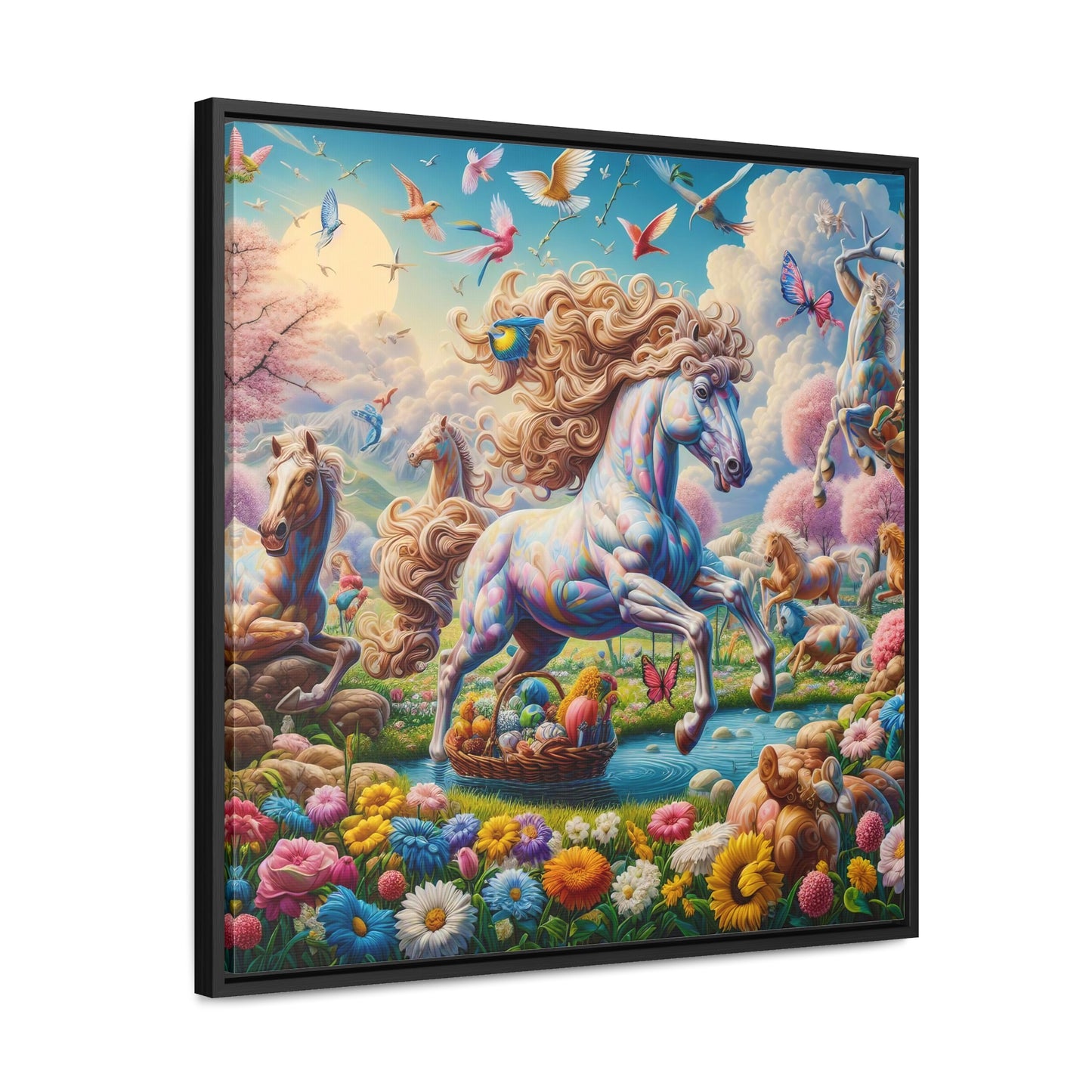 Framed Gallery Canvas Wrap - Spring 51