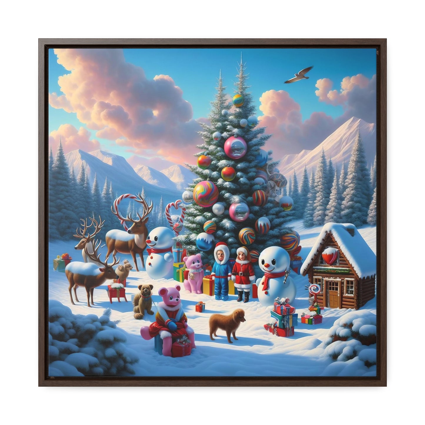 Framed Gallery Canvas Wrap - Winter 122