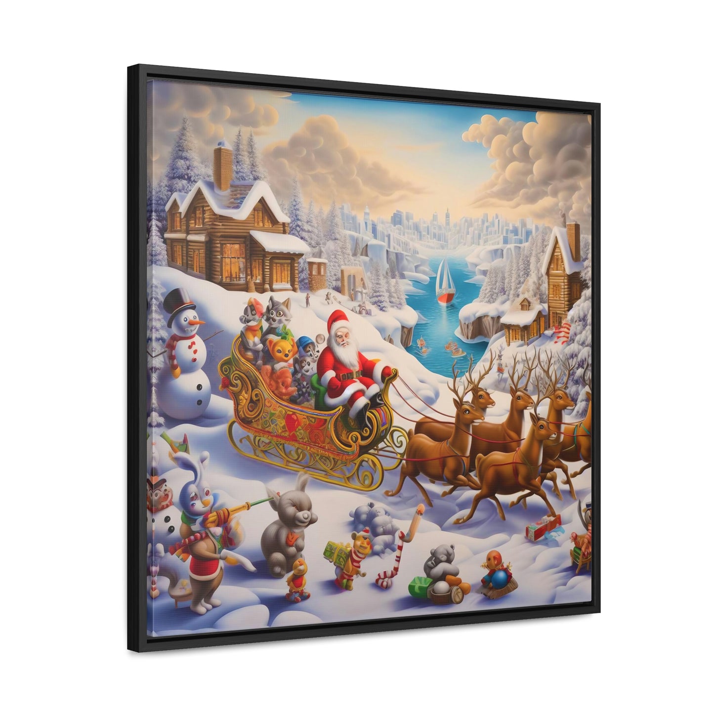 Framed Gallery Canvas Wrap - Winter 112