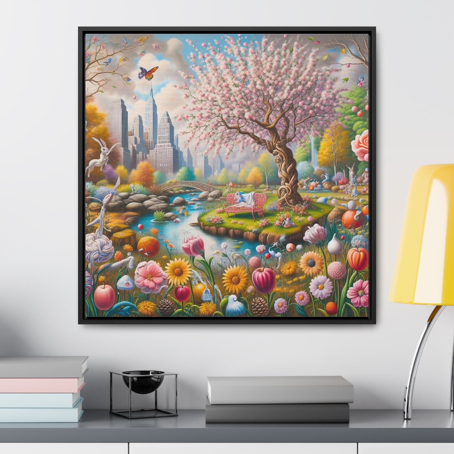 Framed Gallery Canvas Wrap - Spring 135