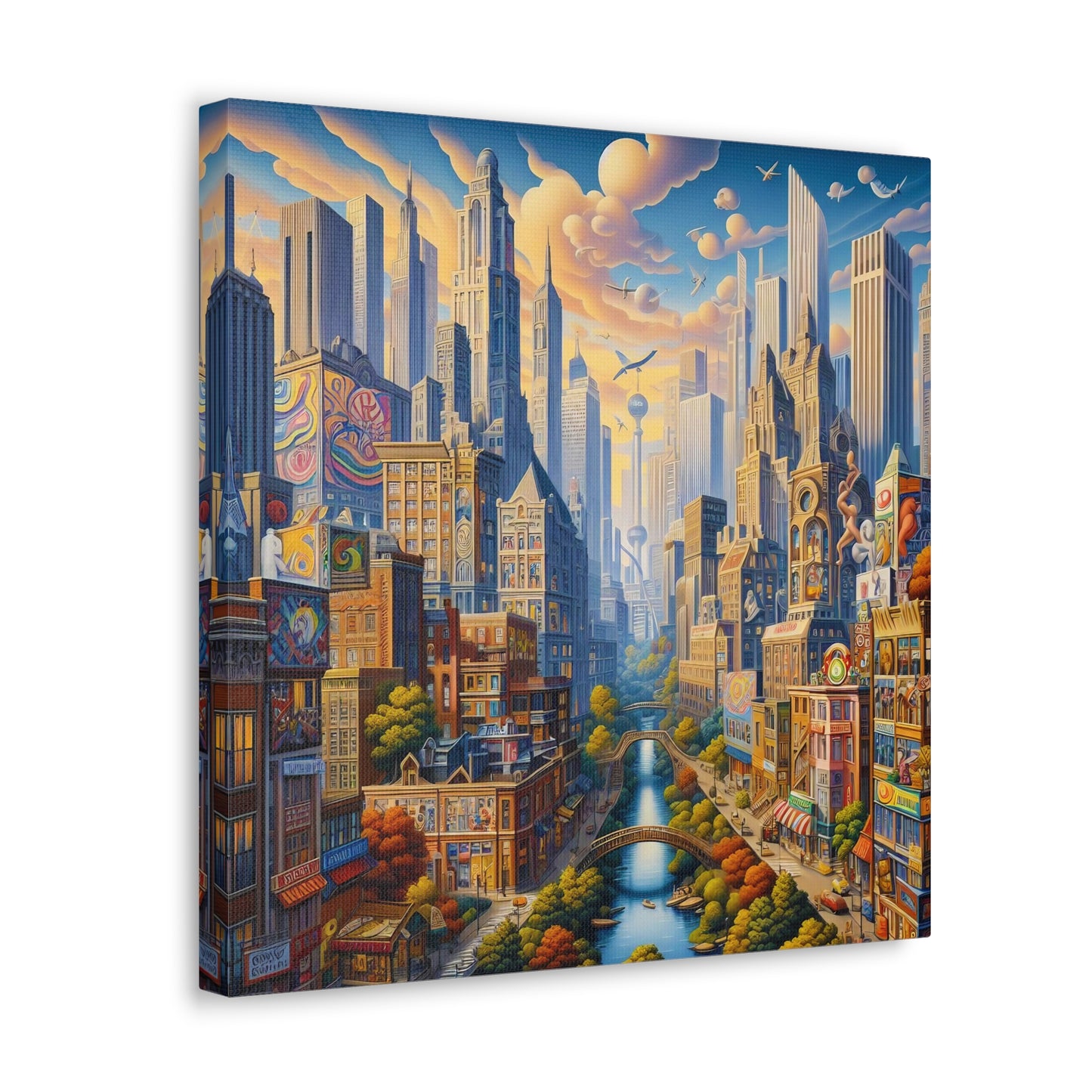 Canvas Gallery Wrap - City 5