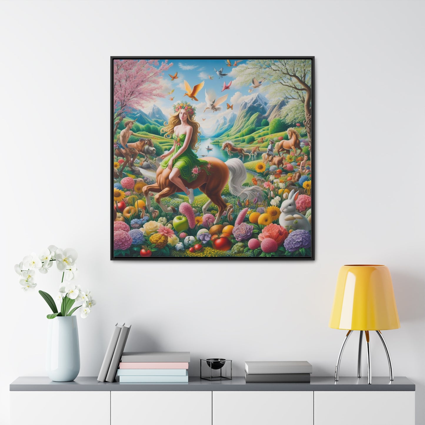 Framed Gallery Canvas Wrap - Spring 9