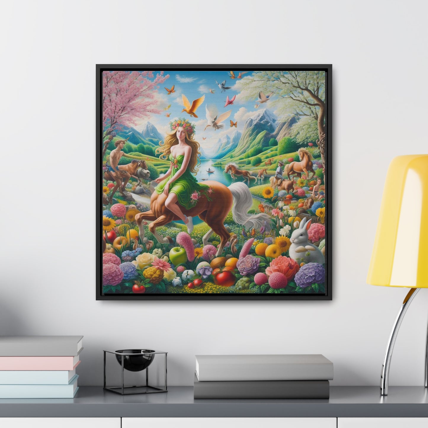 Framed Gallery Canvas Wrap - Spring 9