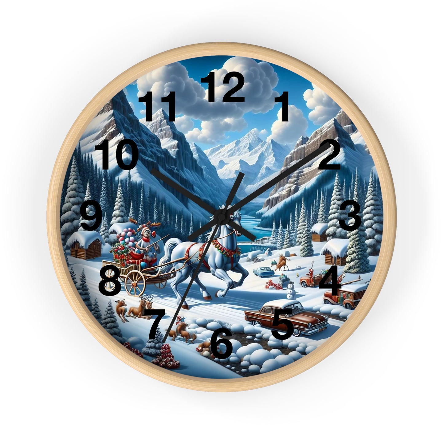 Wall Clock - Winter 107