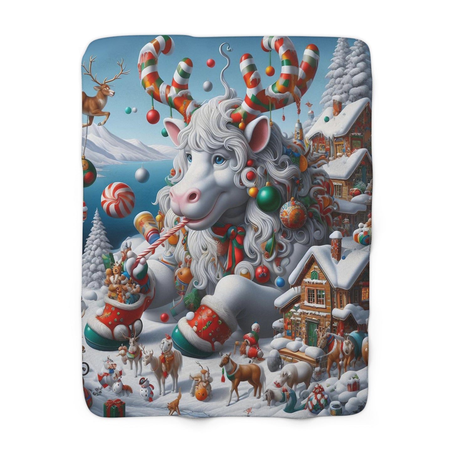 Sherpa Fleece Blanket - Winter 105