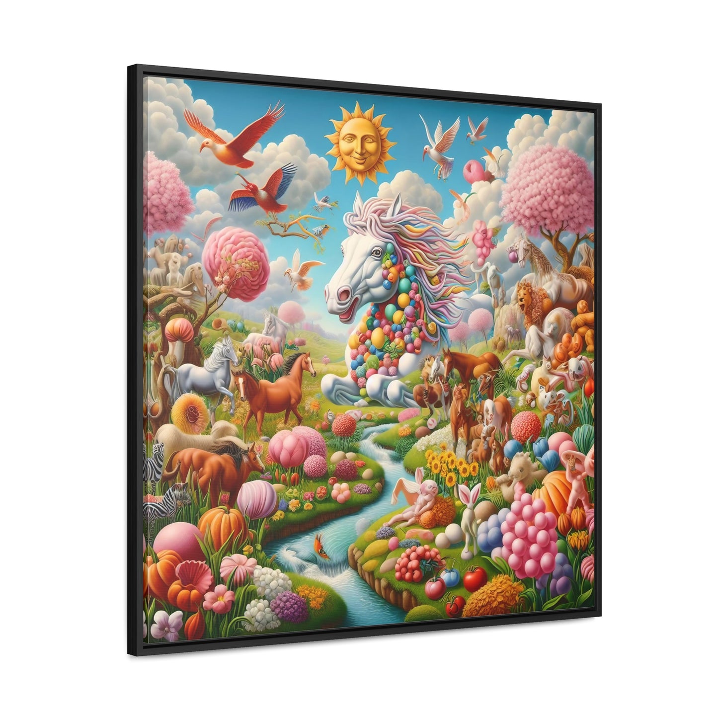 Framed Gallery Canvas Wrap - Spring 138