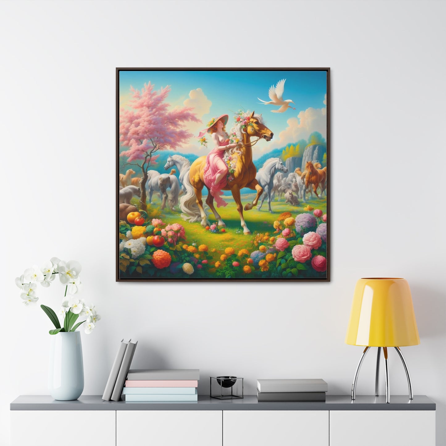 Framed Gallery Canvas Wrap - Spring 41