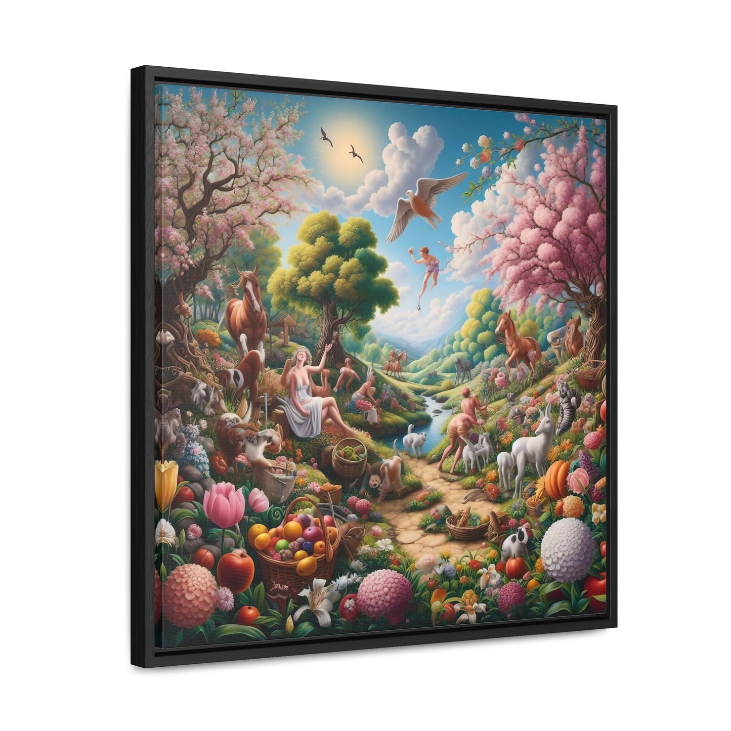 Framed Gallery Canvas Wrap - Spring 4