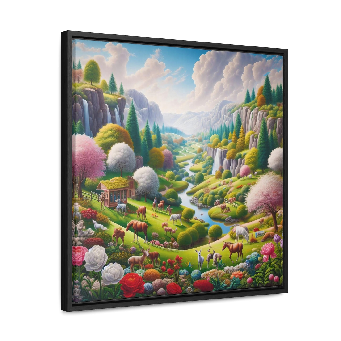 Framed Gallery Canvas Wrap - Spring 48