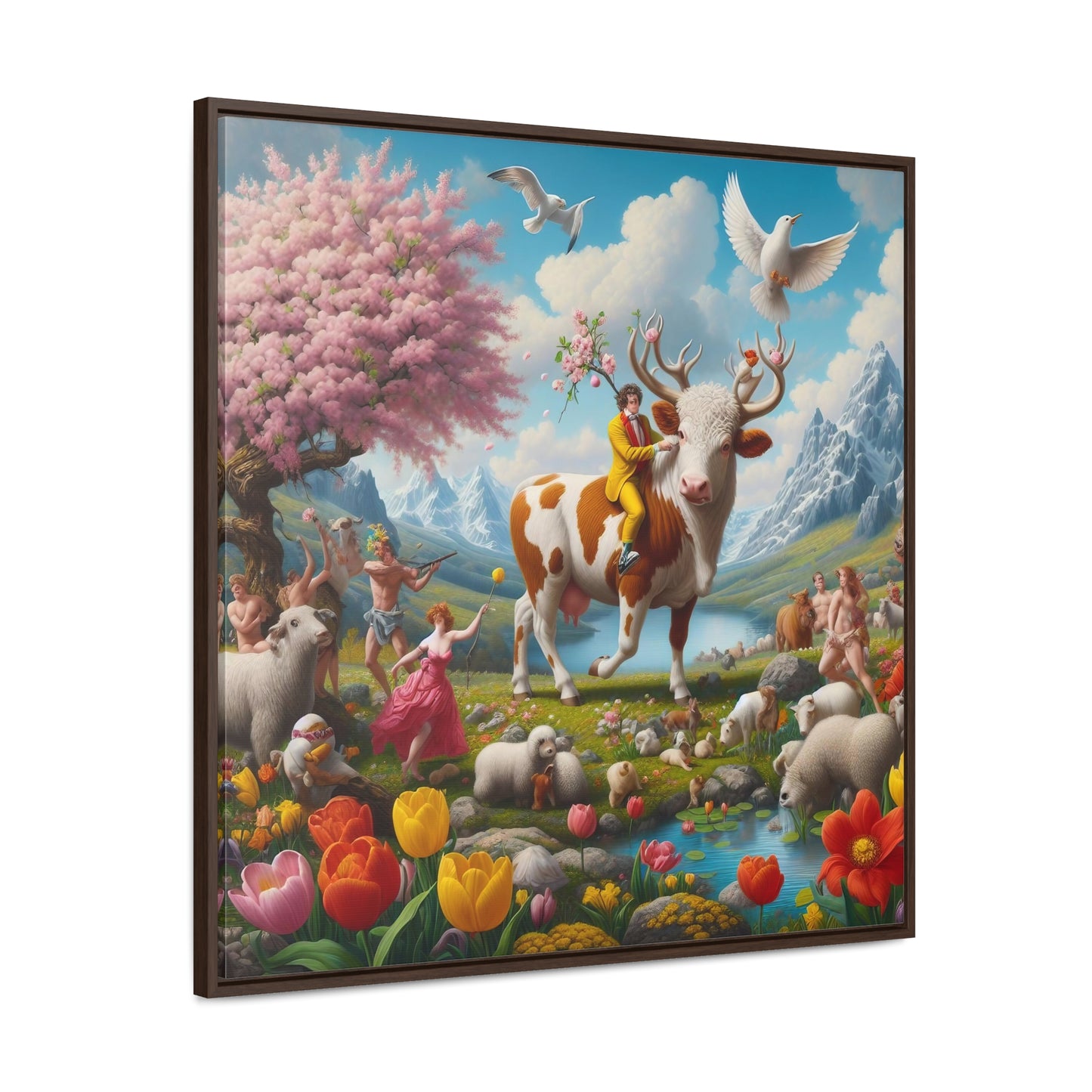 Framed Gallery Canvas Wrap - Spring 28