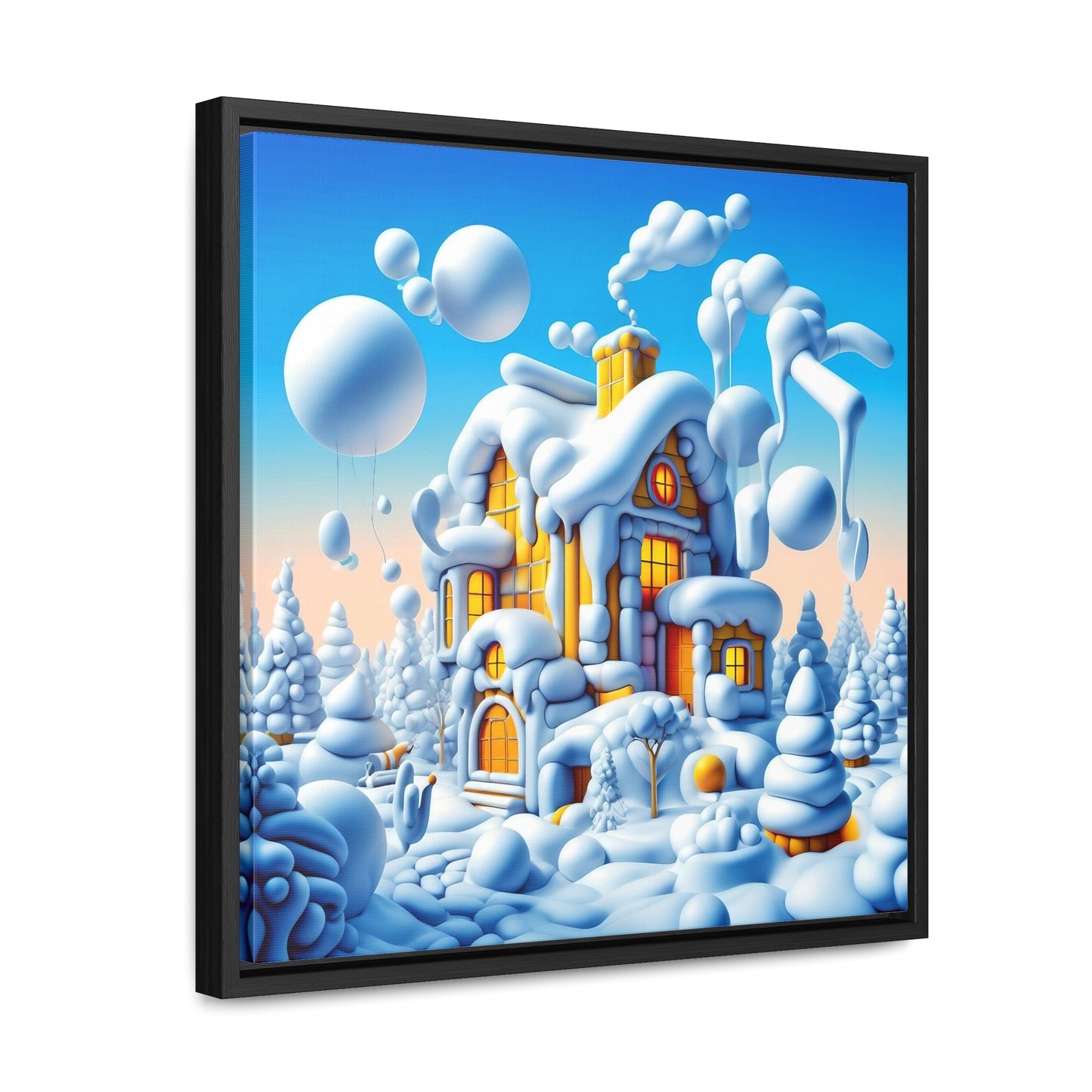 Framed Gallery Canvas Wrap - Winter 111