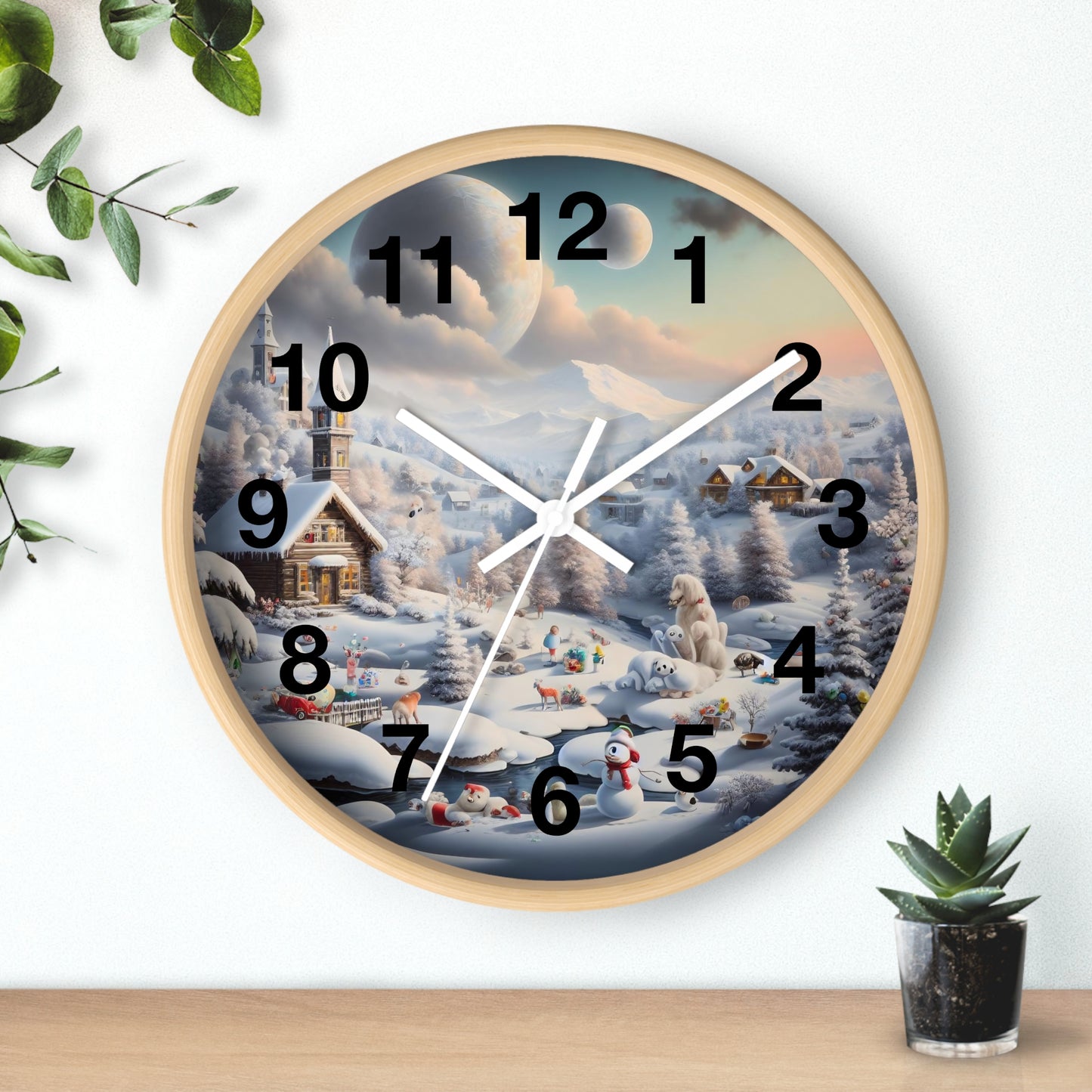 Wall Clock - Winter 104