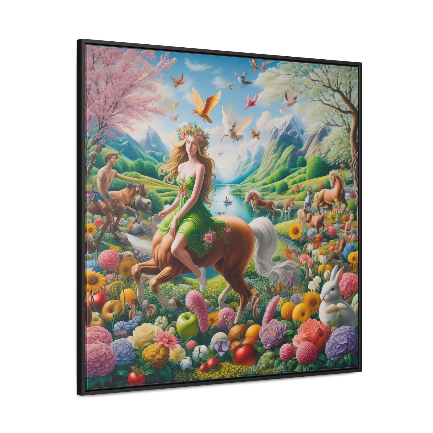 Framed Gallery Canvas Wrap - Spring 9