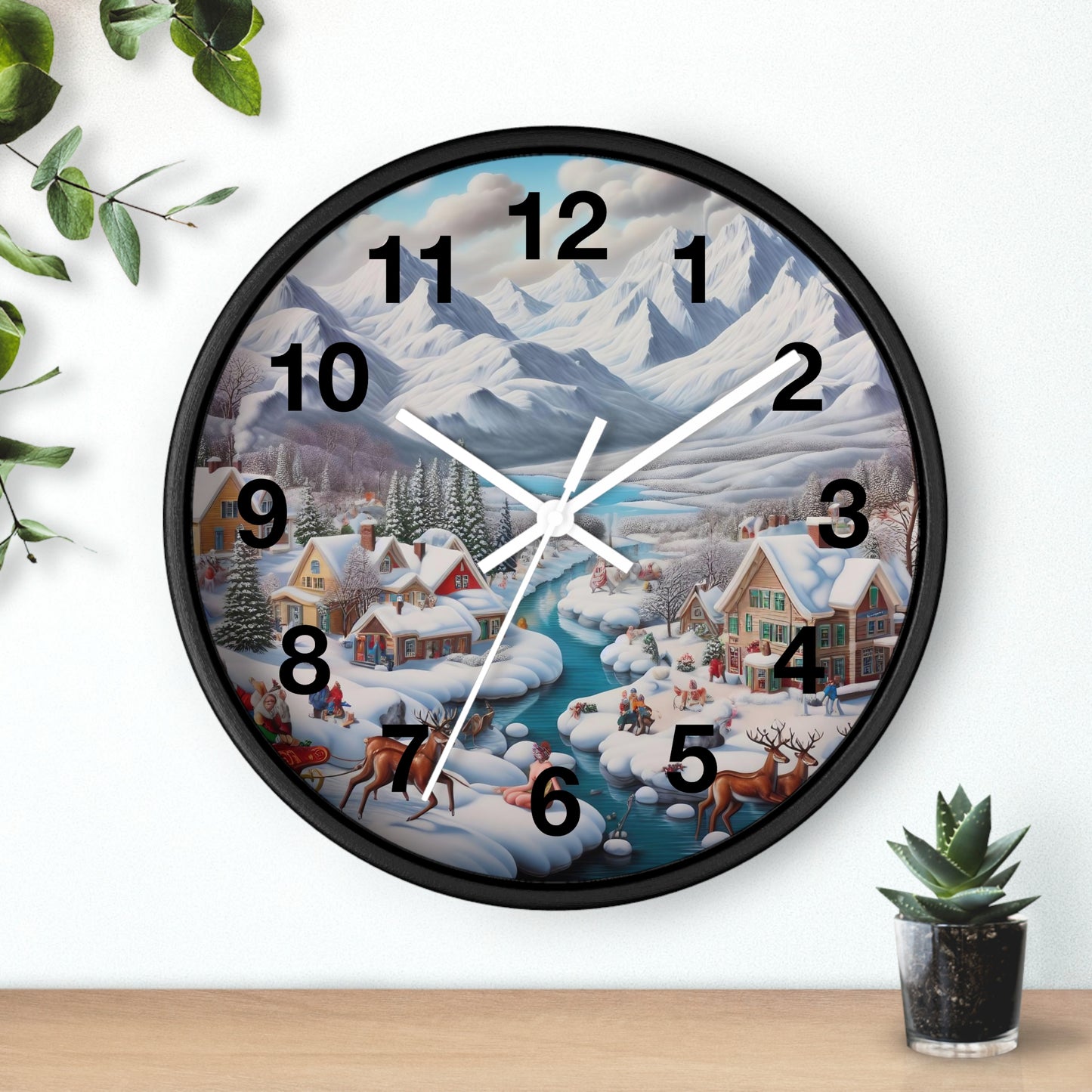 Wall Clock - Winter 109