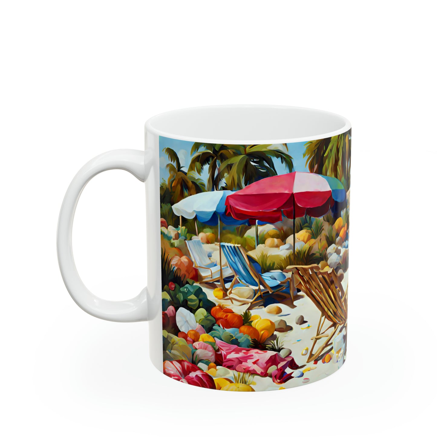 Ceramic Mug 11oz - Beach 2025