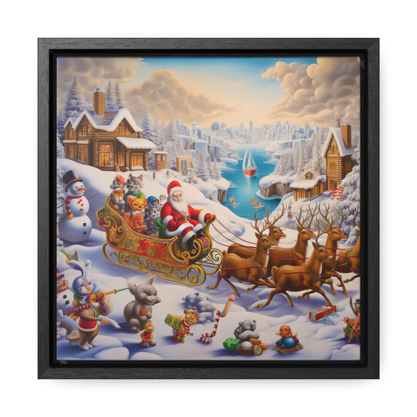 Framed Gallery Canvas Wrap - Winter 112