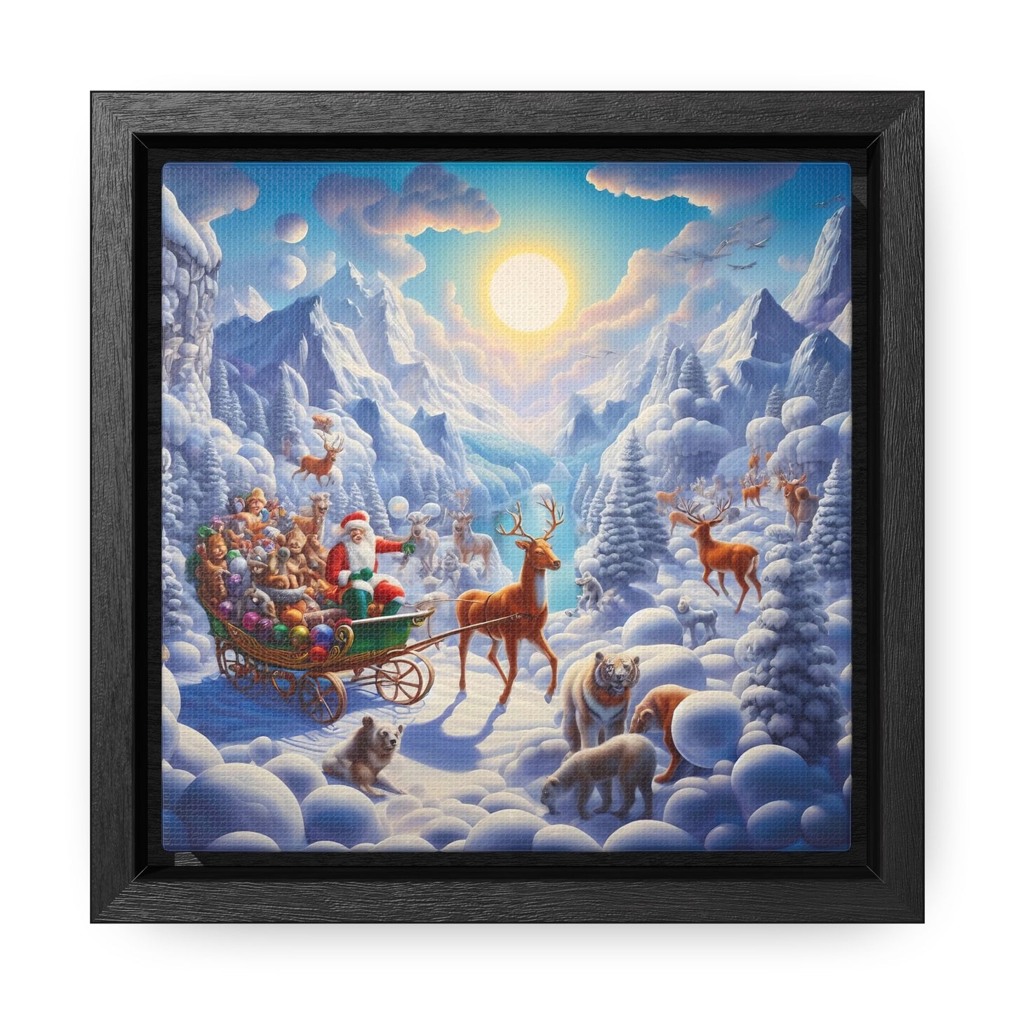 Framed Gallery Canvas Wrap - Winter 123