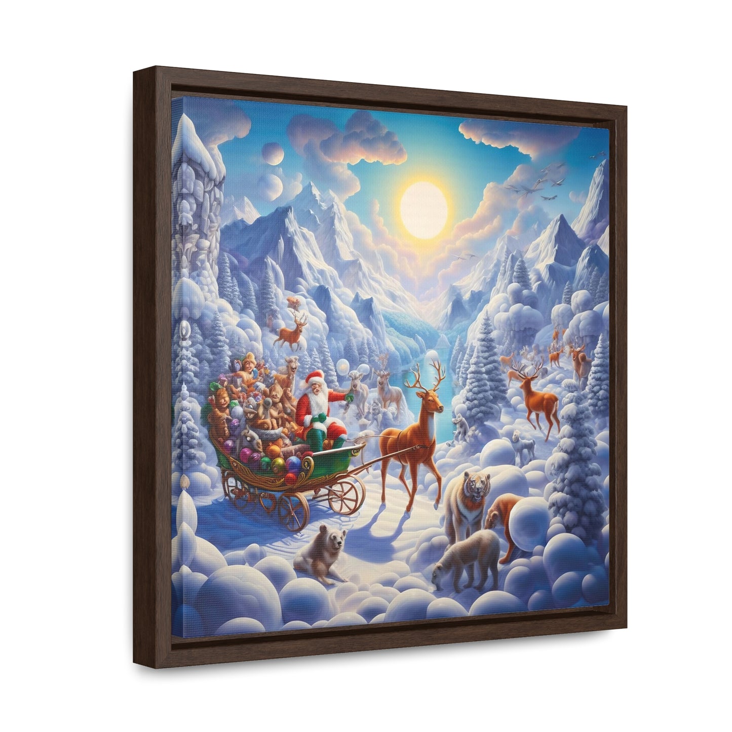 Framed Gallery Canvas Wrap - Winter 123